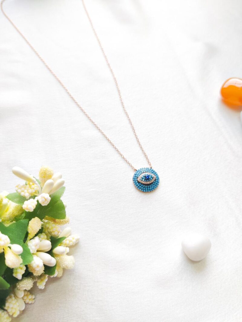 rose gold silver necklace for women