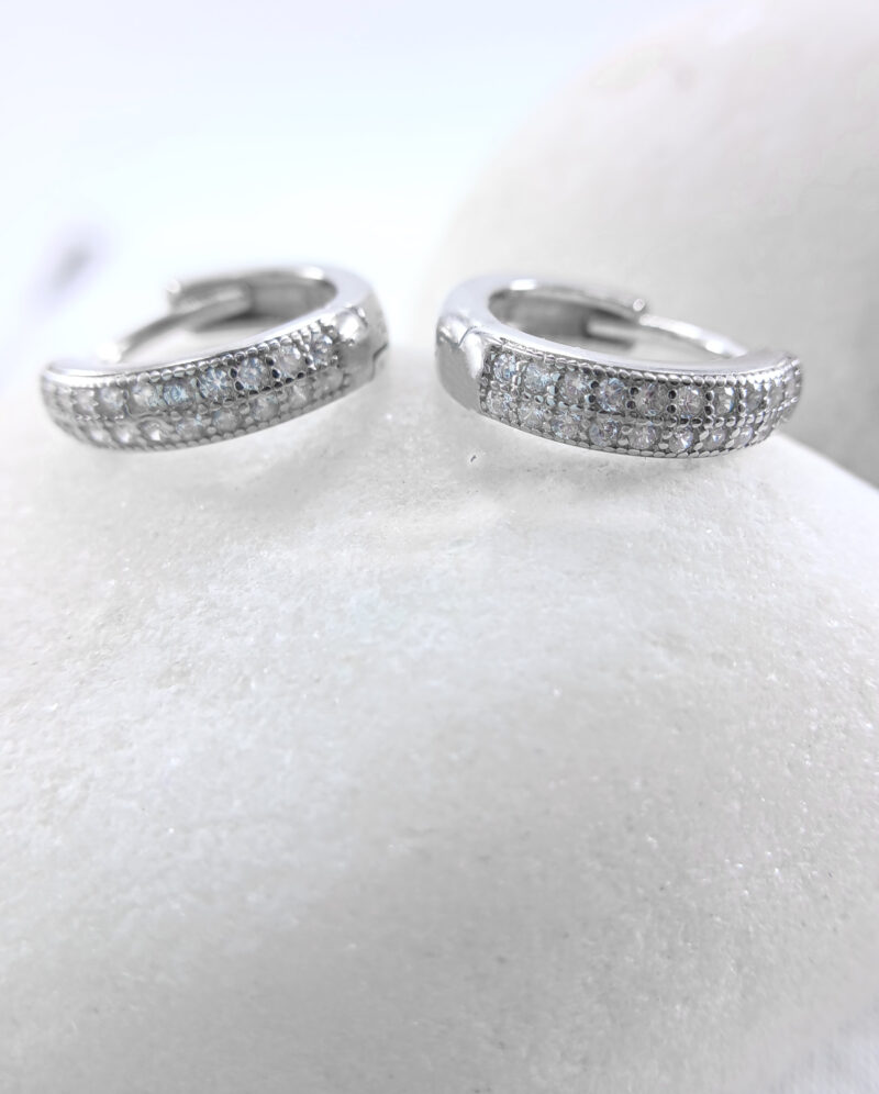 Zodesi's Silver Hoop Earrings.