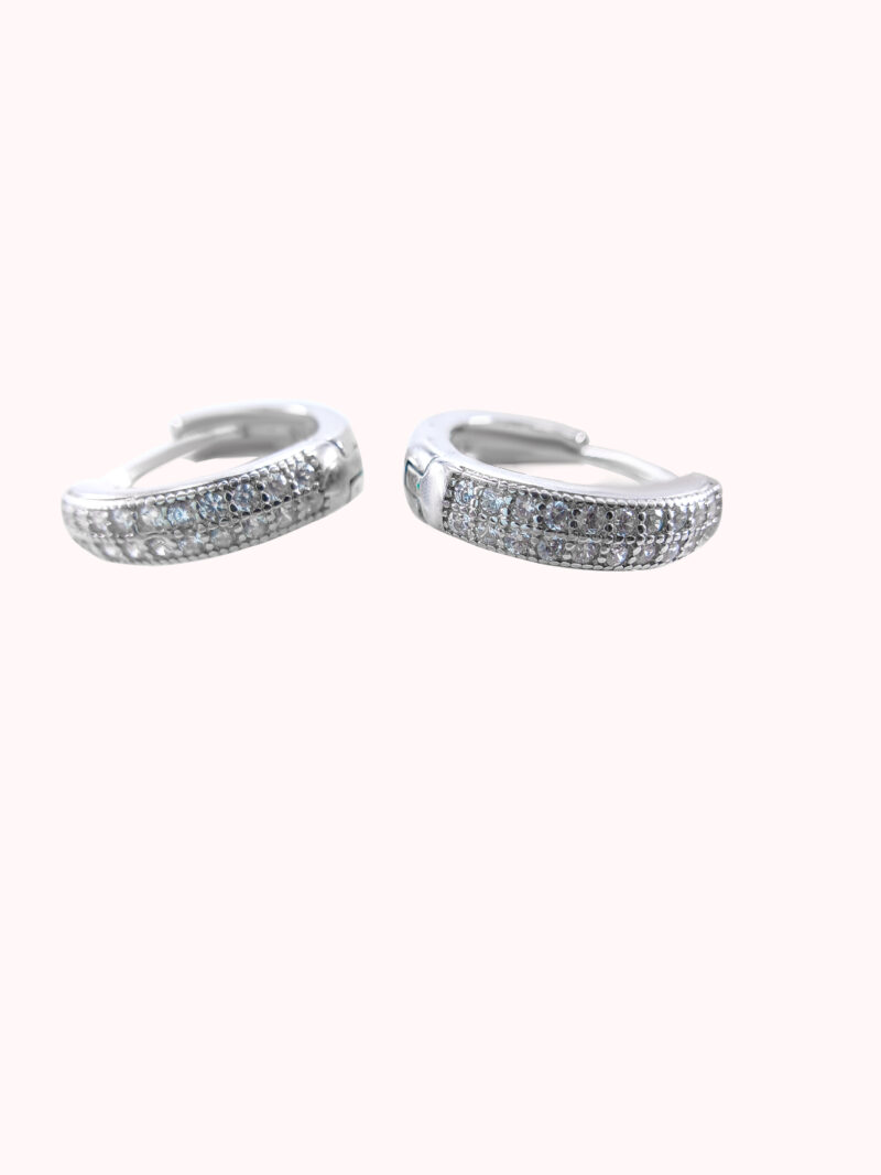 Zodesi's Silver Hoop Earrings.