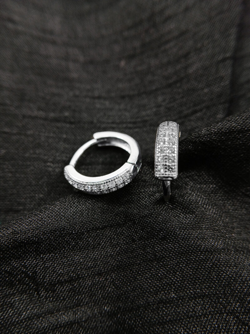 Zodesi's Silver Hoop Earrings.