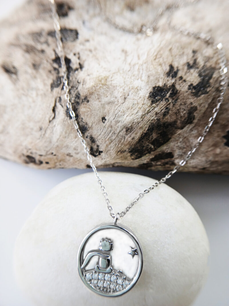 the Zodesi Silver Star Round Necklace adds a touch of celestial charm to any outfit.