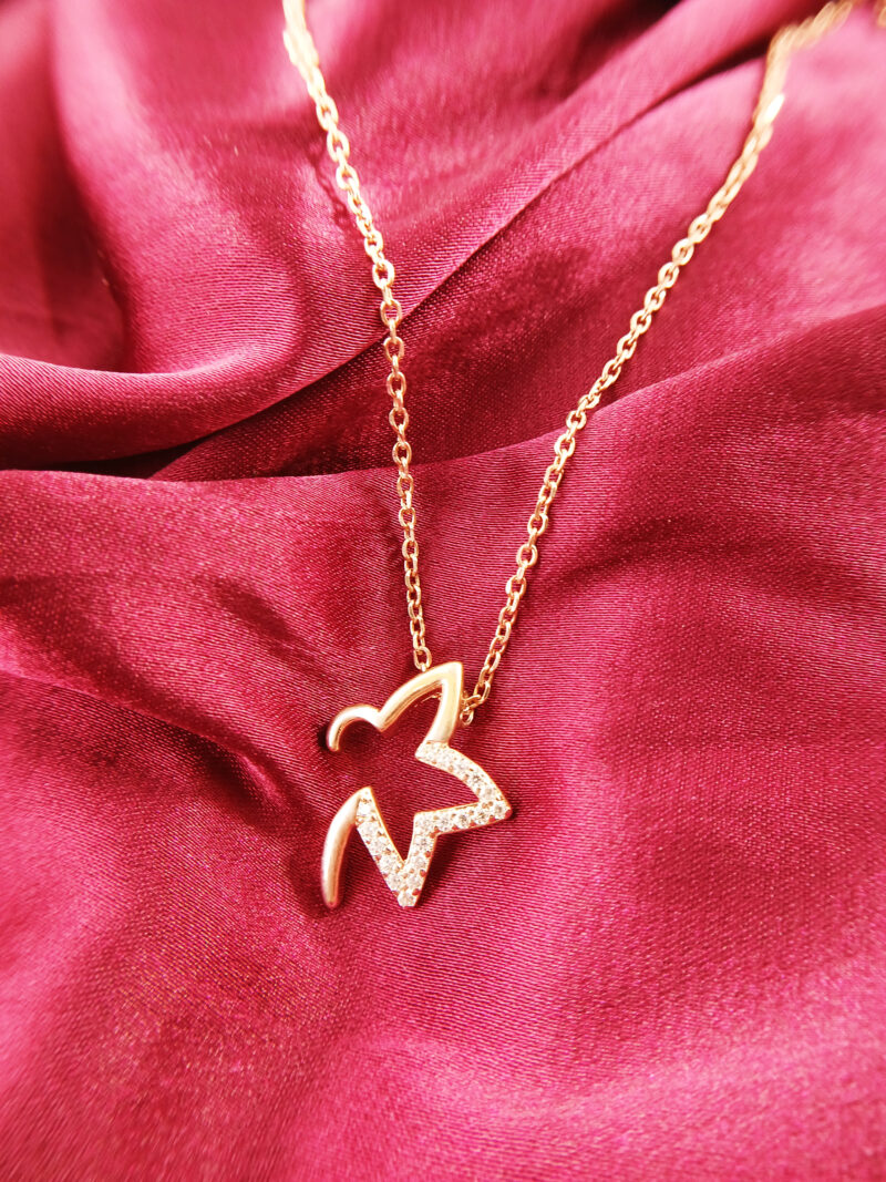 Star Gold Silver Necklace for Women. - Image 2