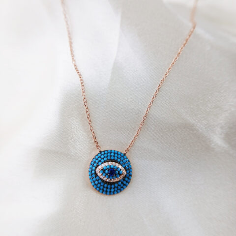 rose gold silver necklace for women