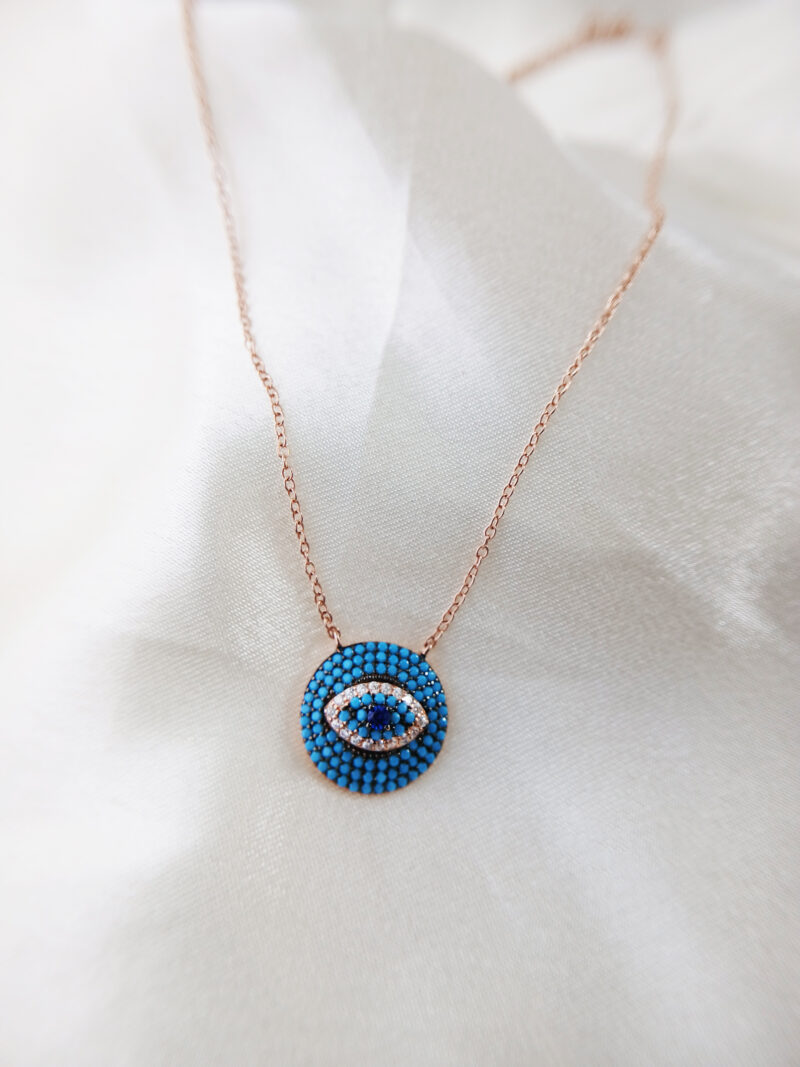 rose gold silver necklace for women