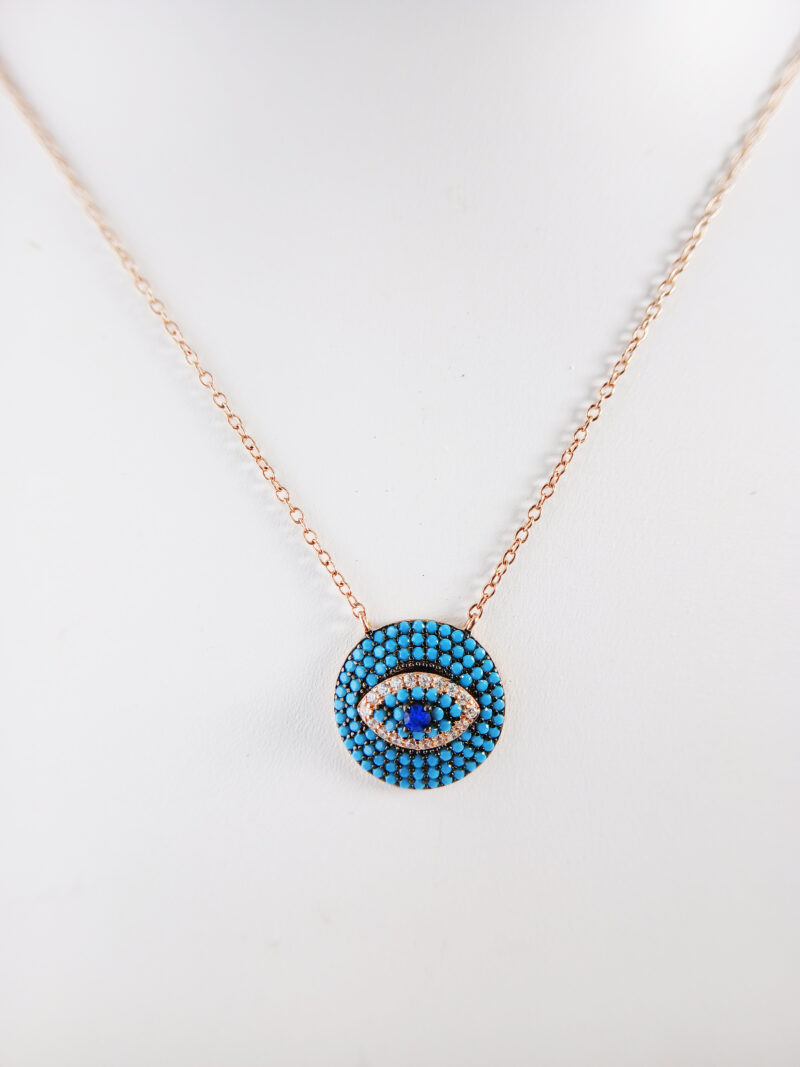 rose gold silver necklace for women