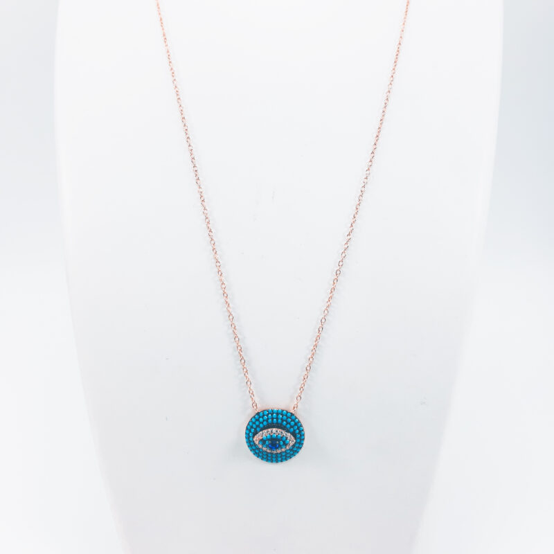 rose gold silver necklace for women