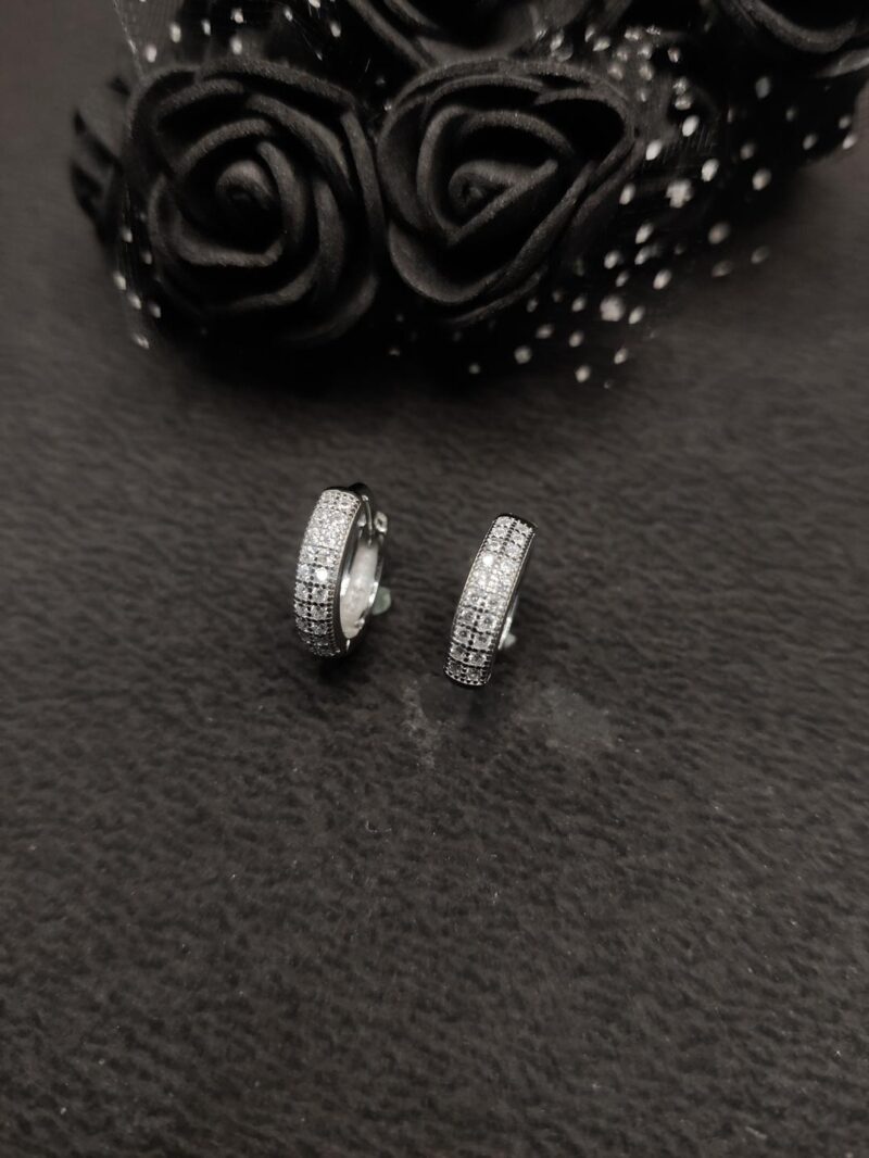 Zodesi's Silver Hoop Earrings.