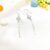 Zodesi Princess Drop Silver Earrings